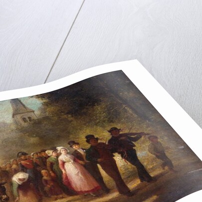 The Village Marriage, 1872 by Charles Marie Lhuillier