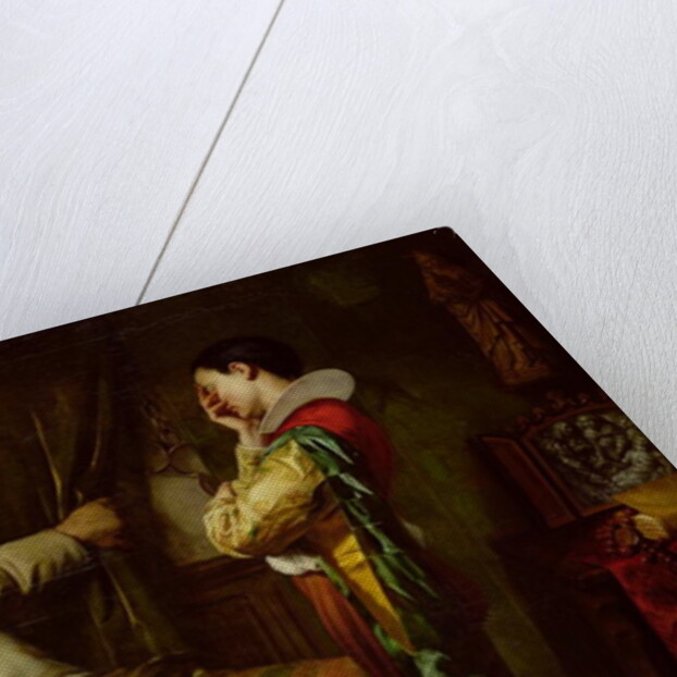 The Last Moments of Christopher Columbus 1870 by Claude Jacquand