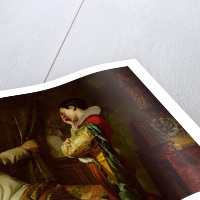 The Last Moments of Christopher Columbus 1870 by Claude Jacquand