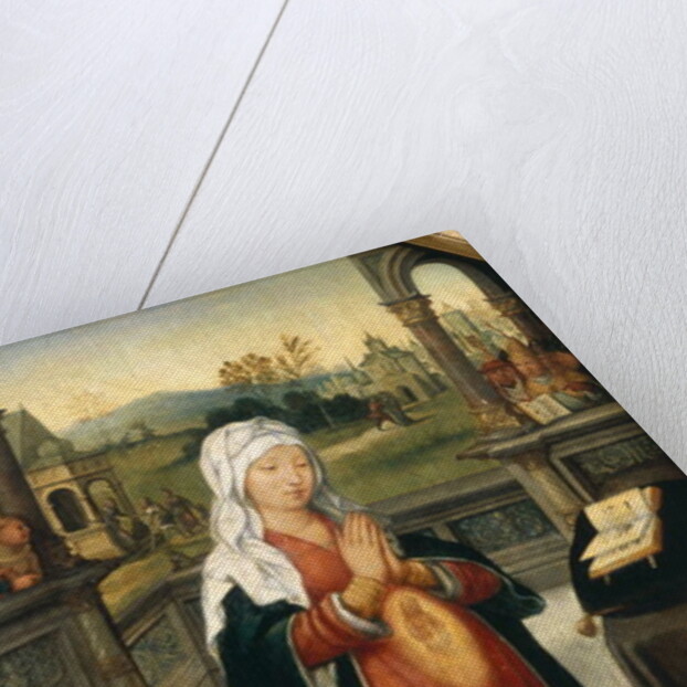 St.Anne Conceiving the Virgin by Jean the Elder Bellegambe
