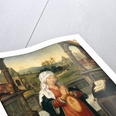 St.Anne Conceiving the Virgin by Jean the Elder Bellegambe