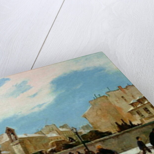 Siege of Paris. A Yard for Firewood, Boulevard de Montparnasse, January 1871 by Jacques Guiaud