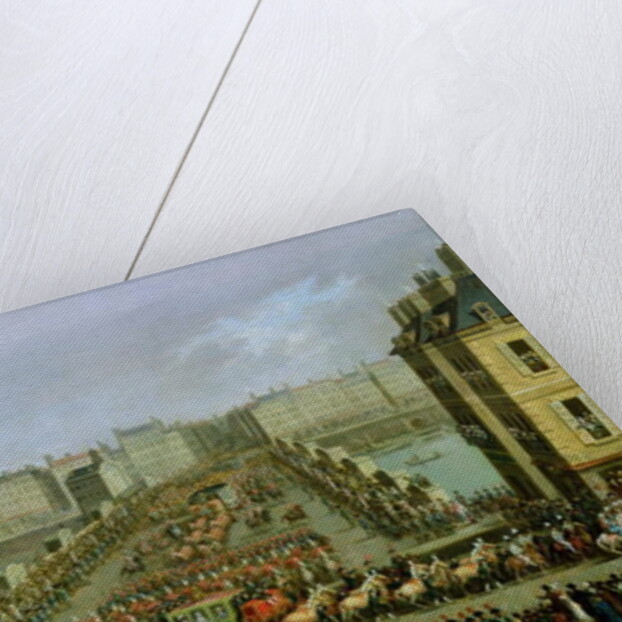 The Imperial Procession Returning to Notre Dame for the Sacred Ceremony of 2nd December 1804, Crossing the Pont-Neuf by Jacques Bertaux