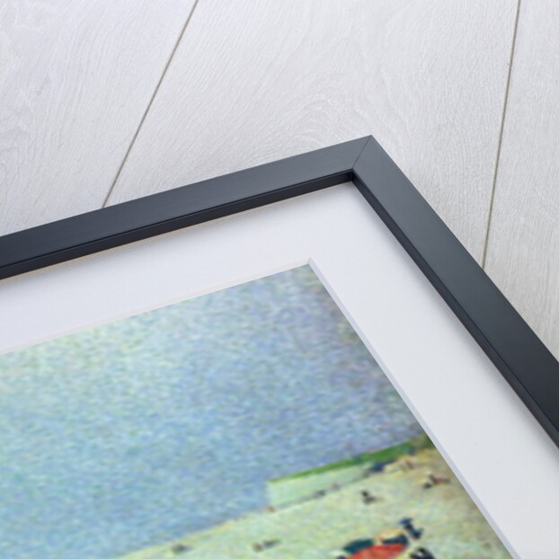 On The Beach, 19th century by Leon Pourtau