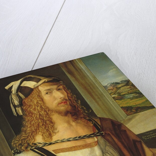 Self Portrait with Gloves, 1498 by Albrecht Dürer or Duerer