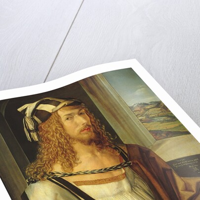 Self Portrait with Gloves, 1498 by Albrecht Dürer or Duerer