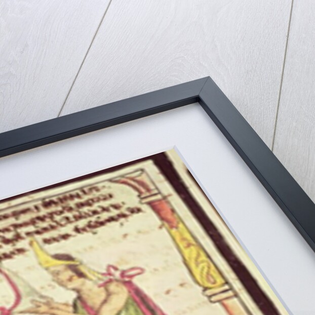 Fol.152v The Crowning of Montezuma II the Last Mexican Emperor in 1502, 1579 by Diego Duran