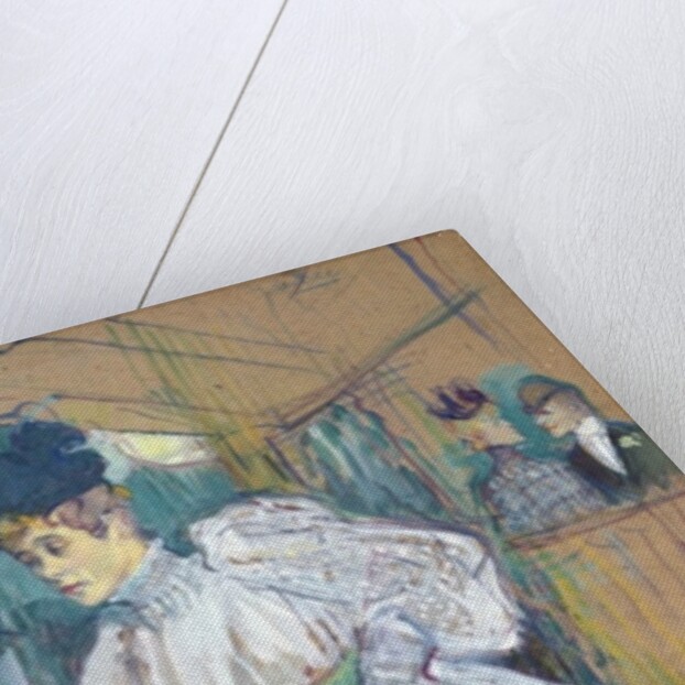 Jane Avril Dancing, c.1892 by Henri de Toulouse-Lautrec