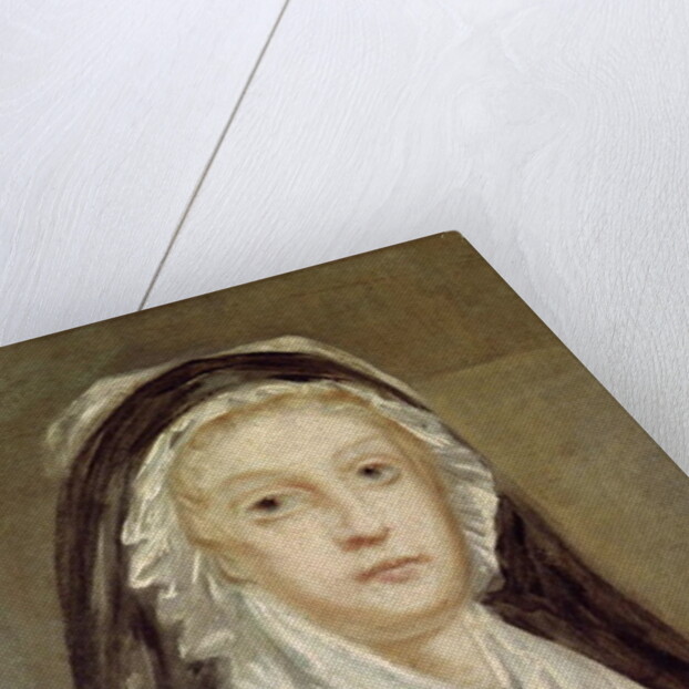 Marie Antoinette at the Conciergerie, after a painting by Alexandre Kucharski c.1792-99 by Sophie Prieur