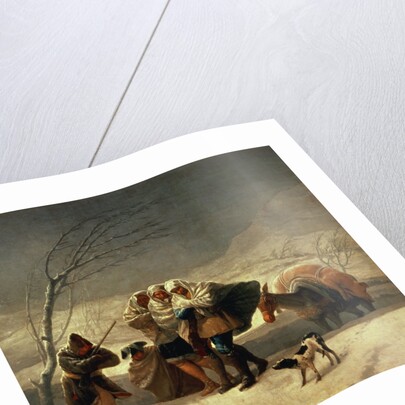 The Snowstorm, 1786-87 by Francisco Jose de Goya y Lucientes