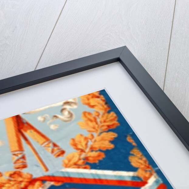 Wallpaper with French Revolutionary Symbols, 30th June 1793 by French School