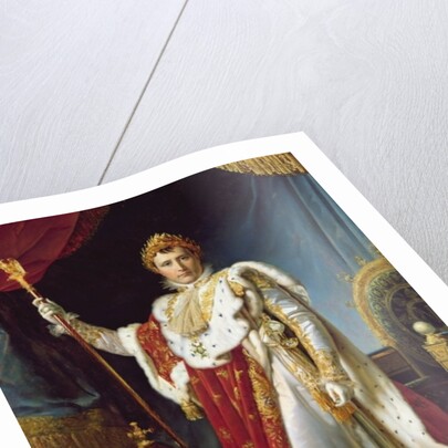 Napoleon I in his coronation robe, c.1804 by Francois Pascal Simon Baron Gerard