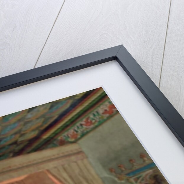 The Pink Room in the Chateau de Roquetaillade, 1868 by Edmond Duthoit