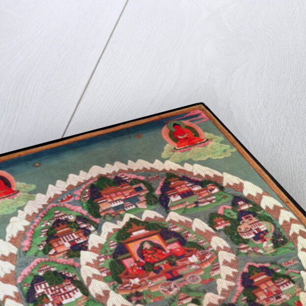 The Paradise of Shambhala, Tibetan Banner by School Tibetan