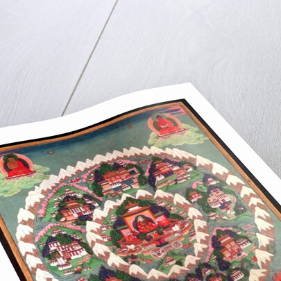 The Paradise of Shambhala, Tibetan Banner by School Tibetan