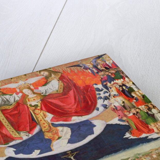 The Coronation of the Virgin, completed 1454 by Enguerrand Quarton