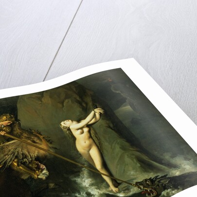 Ruggiero Rescuing Angelica, 1819 by Jean Auguste Dominique Ingres