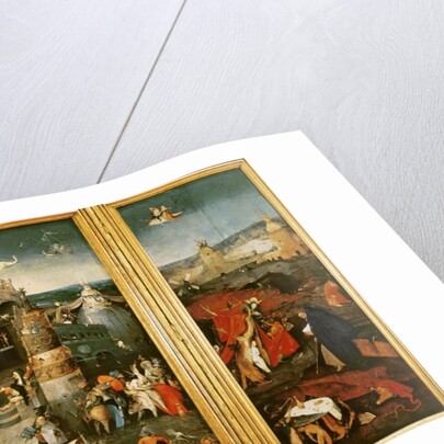 Triptych: The Temptation of St. Anthony by Hieronymus Bosch