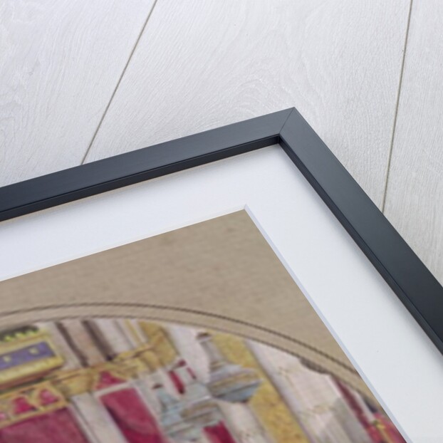 King Charles X receiving the Knights of the Saint Esprit at Reims Cathedral on the 30th May, 1825 by Jean-Charles Develly