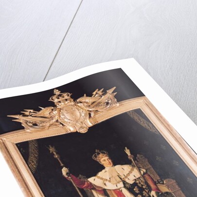 Portrait of Charles X in Coronation Robes, 1829 by Jean Auguste Dominique Ingres