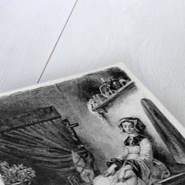 Marguerite in her Room by Ferdinand Victor Eugene Delacroix