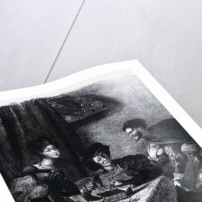 Mephistopheles, Martha and Marguerite by Ferdinand Victor Eugene Delacroix