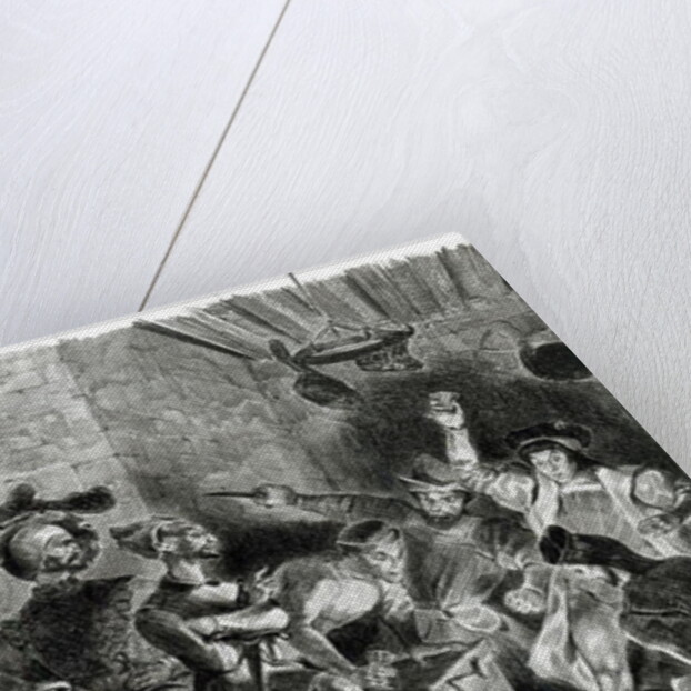 Mephistopheles and the Drinking Companions, from Goethe's Faust, 1828, by Ferdinand Victor Eugene Delacroix