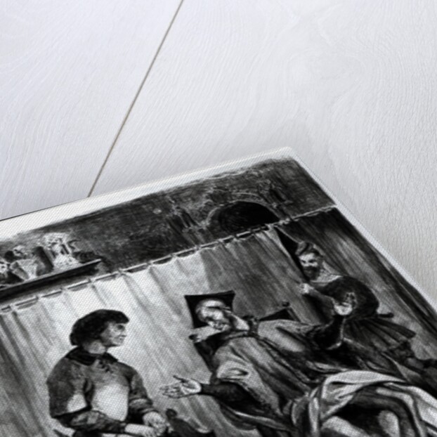 Mephistopheles and the Pupil by Ferdinand Victor Eugene Delacroix