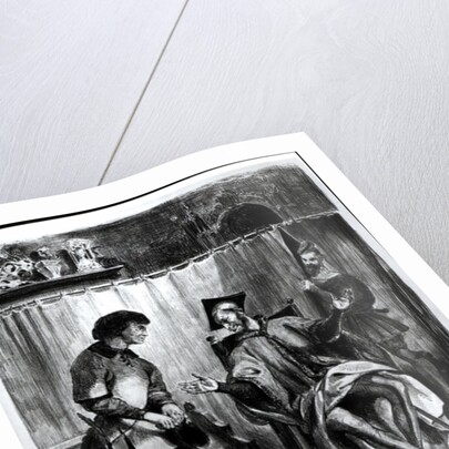 Mephistopheles and the Pupil by Ferdinand Victor Eugene Delacroix