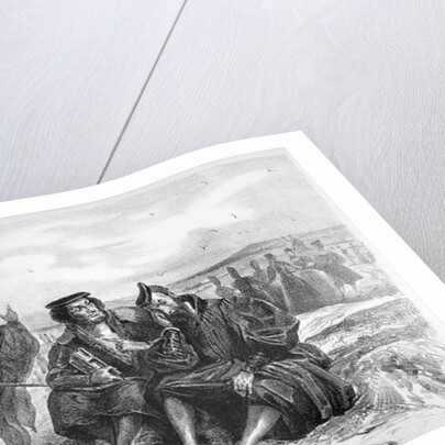 Faust and Wagner in conversation by Ferdinand Victor Eugene Delacroix