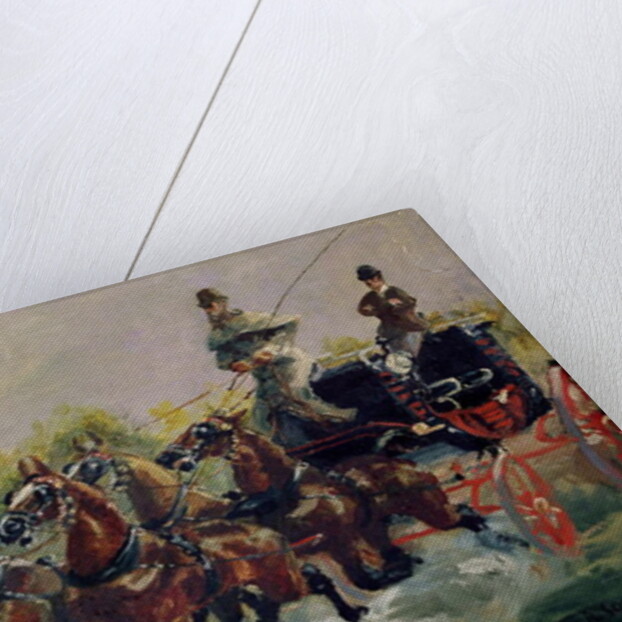 Alphonse de Toulouse-Lautrec-Monfa Driving his Mail-Coach in Nice, 1881 by Henri de Toulouse-Lautrec