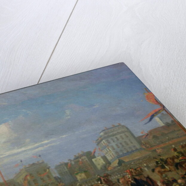 Queen Victoria Arriving at the Gare de l'Est, 18th August 1855 by French School