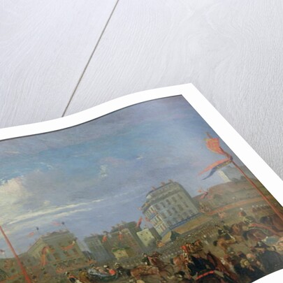 Queen Victoria Arriving at the Gare de l'Est, 18th August 1855 by French School