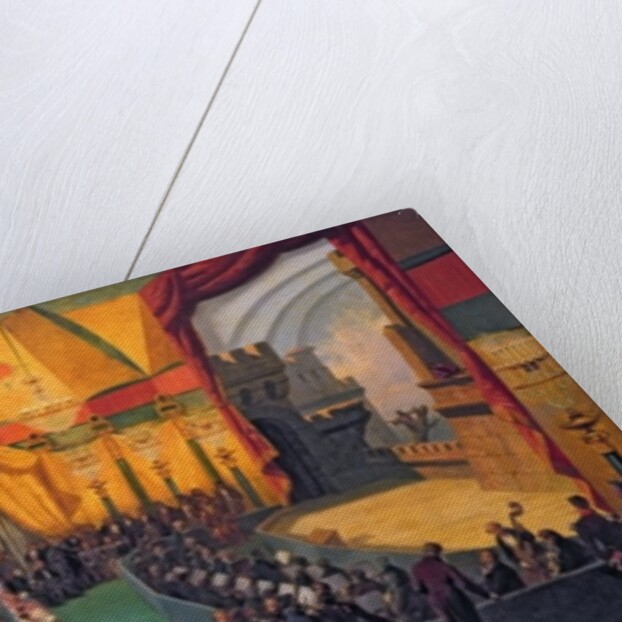 Production of `Richard the Lionheart' by Andre Ernest Modeste Gretry for Queen Victoria, at Chateau d'Eu, September 1845 by Nicolas & Dauzats A. Gosse