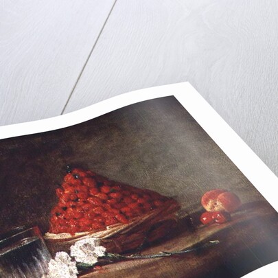 Basket with Wild Strawberries, c.1761 by Jean-Baptiste Simeon Chardin