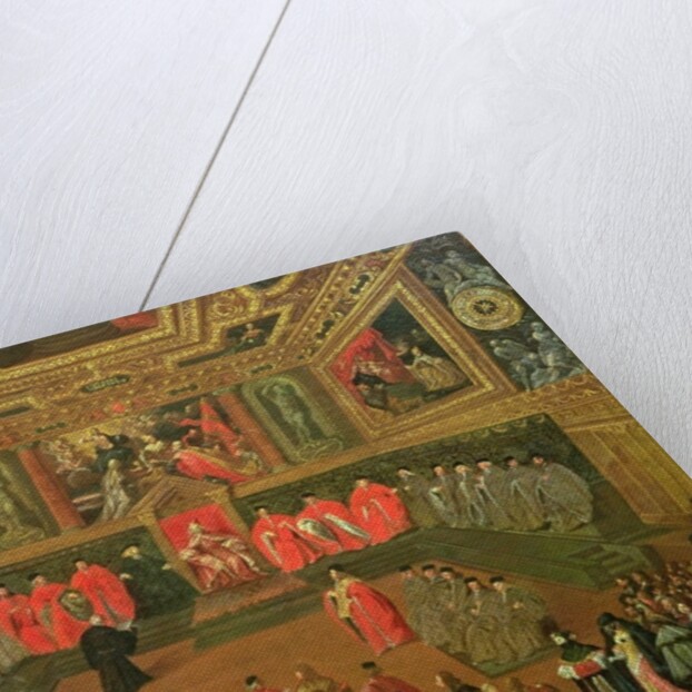 Audience with the Doge in at the College of the Ducale Palace by Joseph Heintz