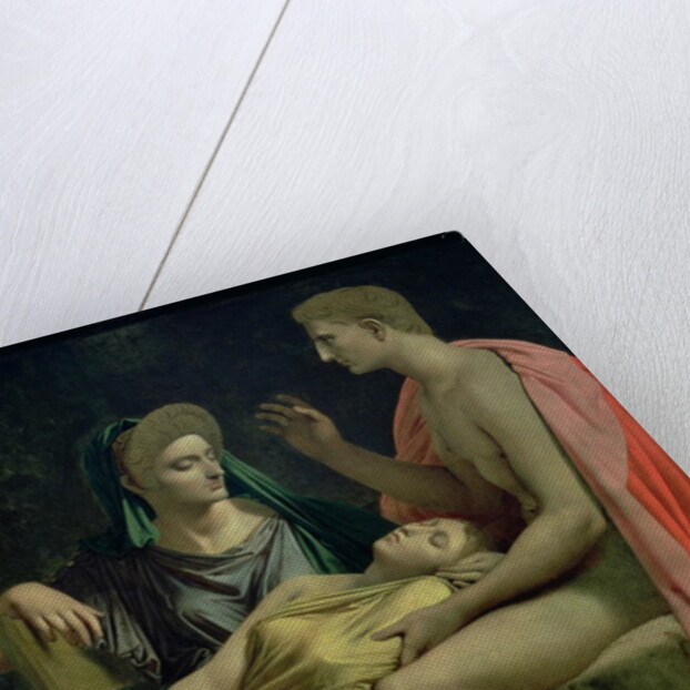 Virgil 70-19 BC) Reading the 'Aeneid' to Livia, Octavia and Augustus, 1819 by Jean Auguste Dominique Ingres