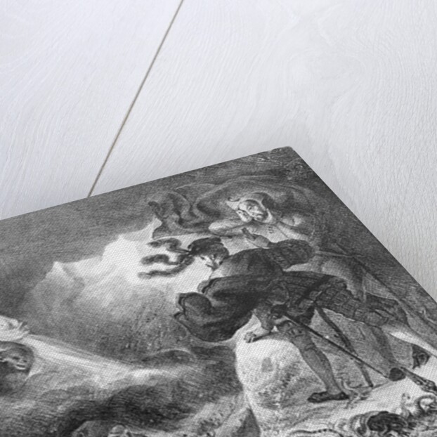 Faust and Mephistopheles at the Witches' Sabbath by Ferdinand Victor Eugene Delacroix