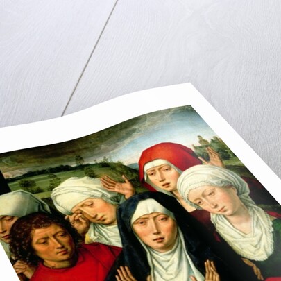 The Holy Women and St John, right hand panel of the Deposition Diptych, c.1492-94 by Hans Memling
