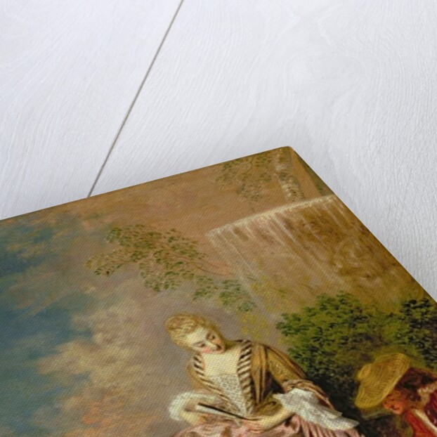 The Shy Lover, 1718 by Jean Antoine Watteau