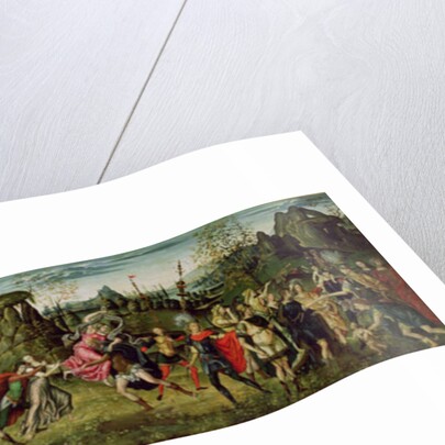 The Rape of the Sabines by Baldassarre Peruzzi