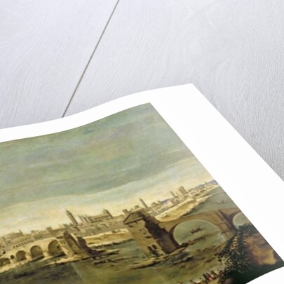 View of the City of Zaragoza by Juan Bautista Martinez del Mazo