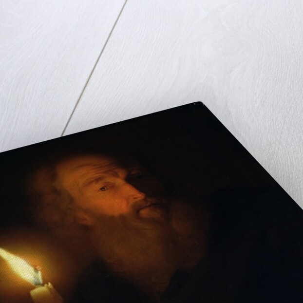 Man with a Candle by Godfried Schalken or Schalcken