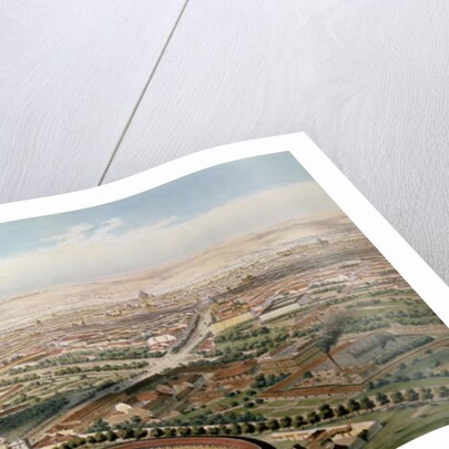 Aerial View of Madrid from the Plaza de Toros, 1854 by Alfred Guesdon