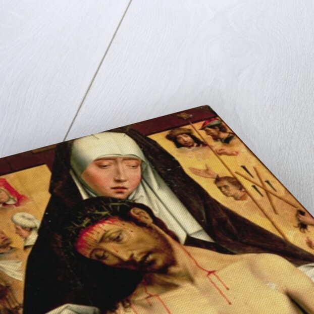 The Man of Sorrows in the Arms of the Virgin by Hans Memling