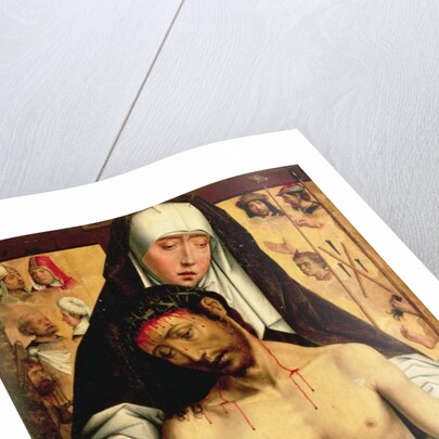 The Man of Sorrows in the Arms of the Virgin by Hans Memling