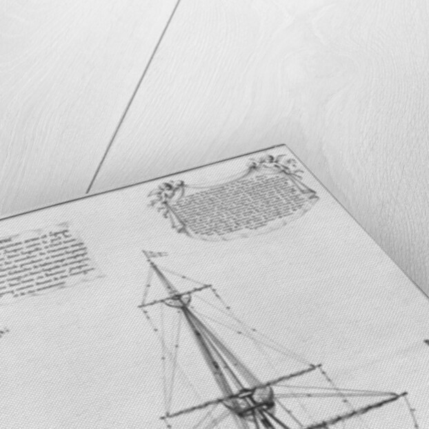 Cross-section of an armed and equipped vessel by French School
