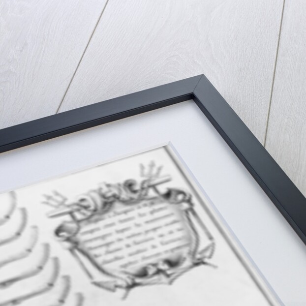 rofile of a vessel with all its floor plates by French School