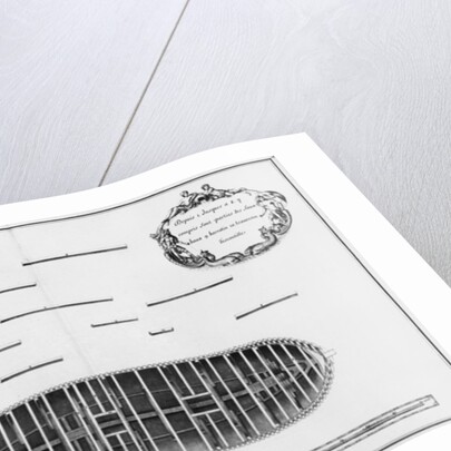 lan of a vessel by French School