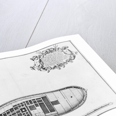 lan of the false deck of a vessel by French School